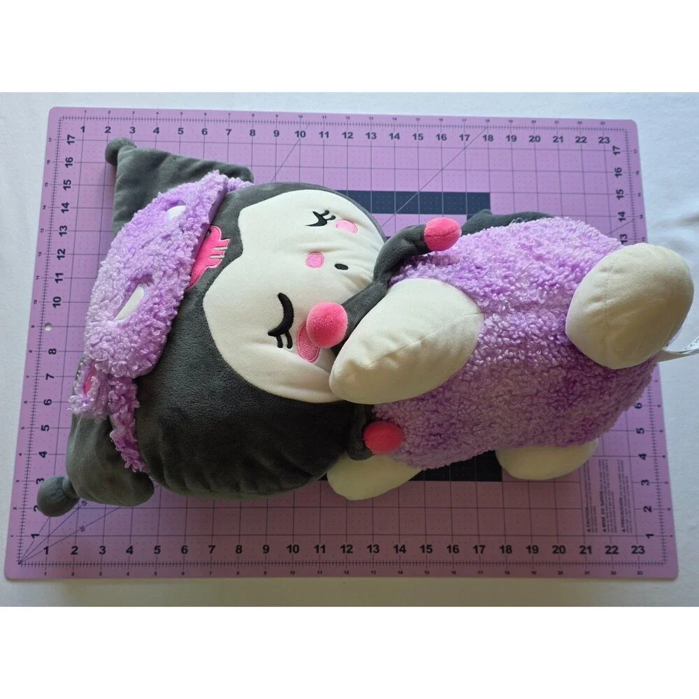 Hello Kitty Kuromi 23-inch Sleeping Plush - Officially Licensed Sanrio Product